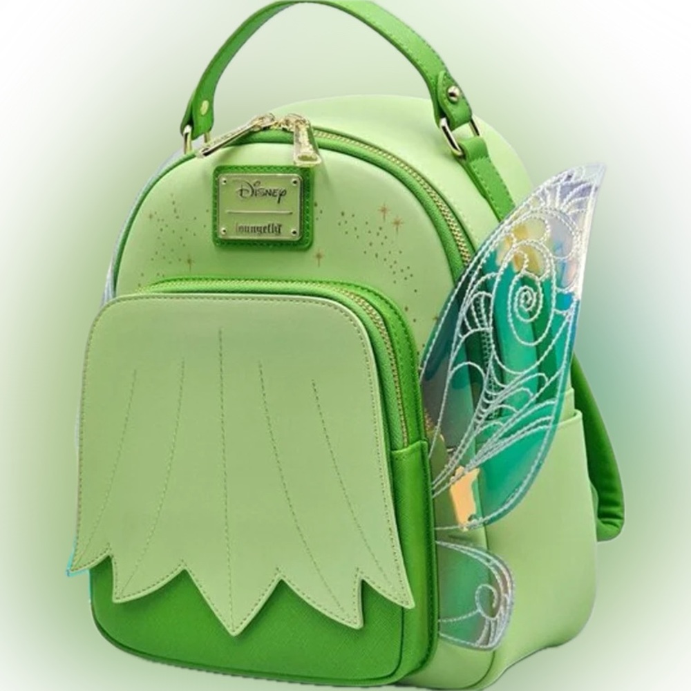 Disney X Loungefly Tinkerbell Backpack, Iridescent Wings NWT - Picture 4 of 5
